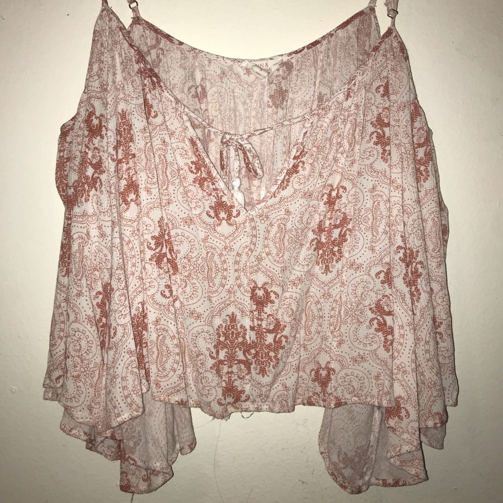 White/Pink Blouse